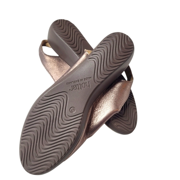 Hotter Easy II Ankle Strap Sandals Size 9.5 - Picture 6 of 9